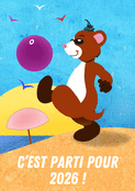 Un ours joyeux pour c&eacute;l&eacute;brer 2026